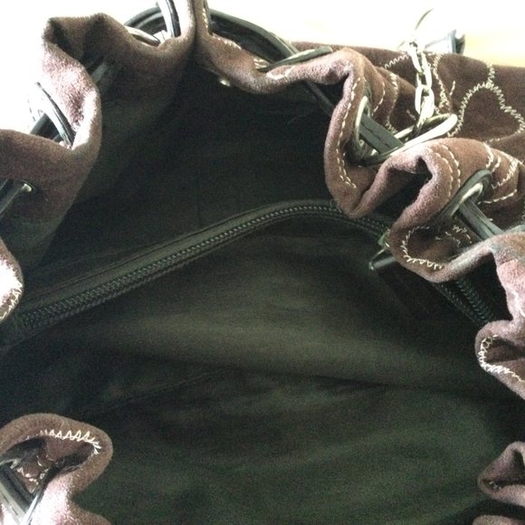 Vintage Suede Cellini Shoulder Bag - Picture 3 of 4